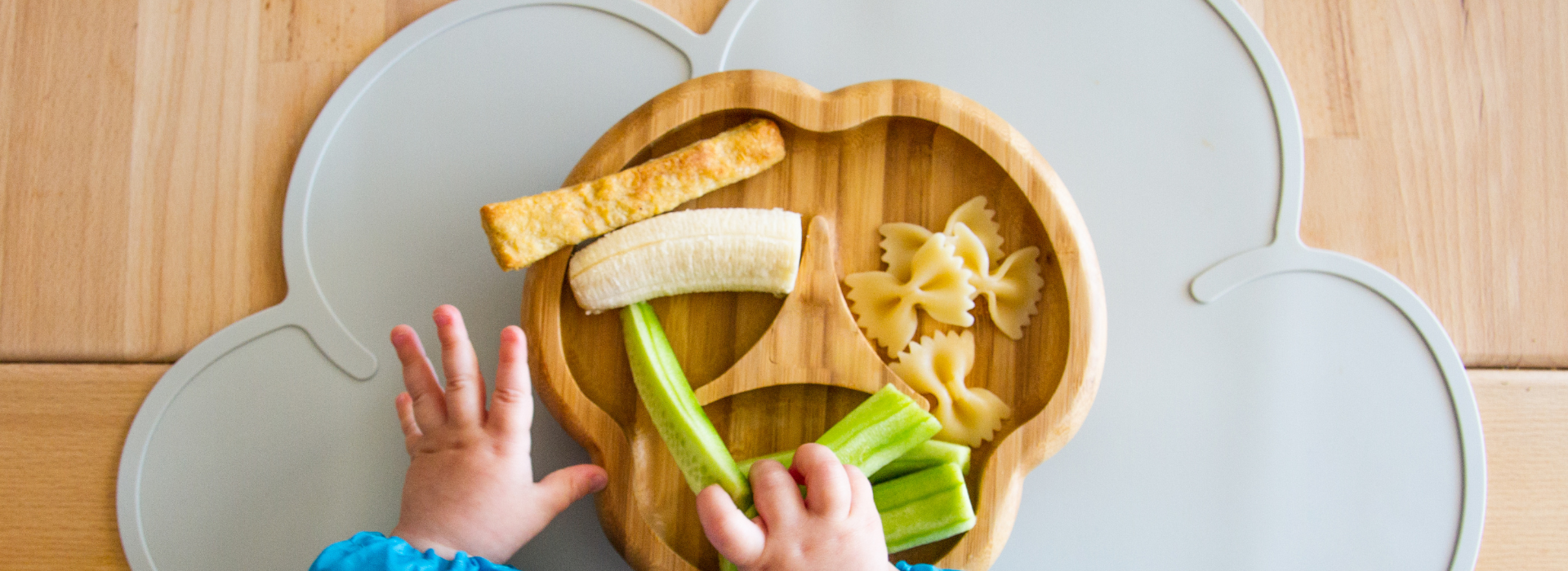 Self Feeding Bamboo Baby Spoons redblue Green Baby Led Weaning