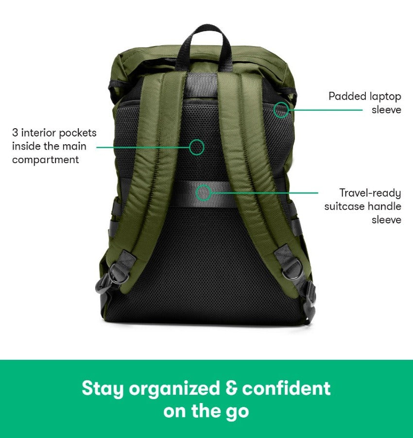 The Parent Backpack, Olive