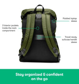 The Parent Backpack, Olive