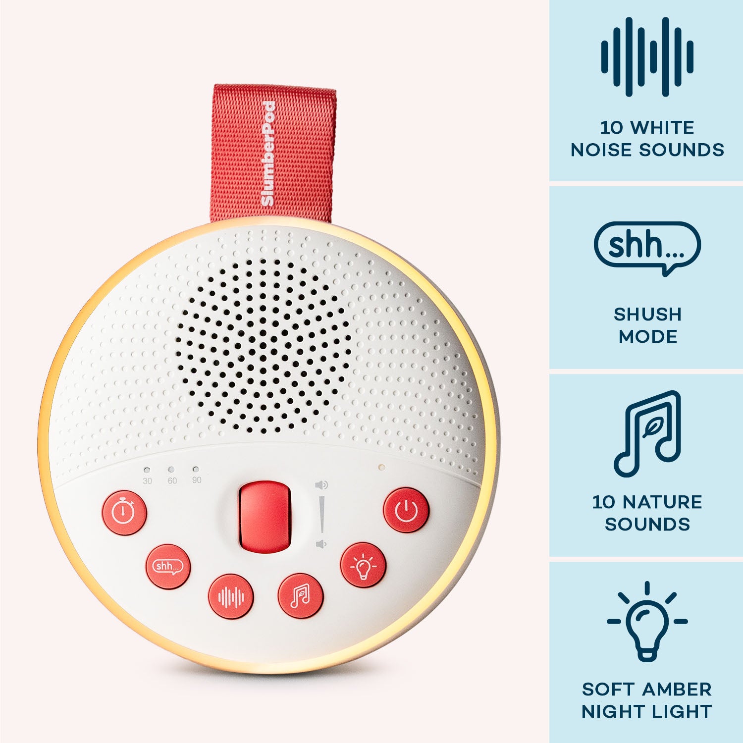 SlumberCalm Portable Sound & White Noise Machine