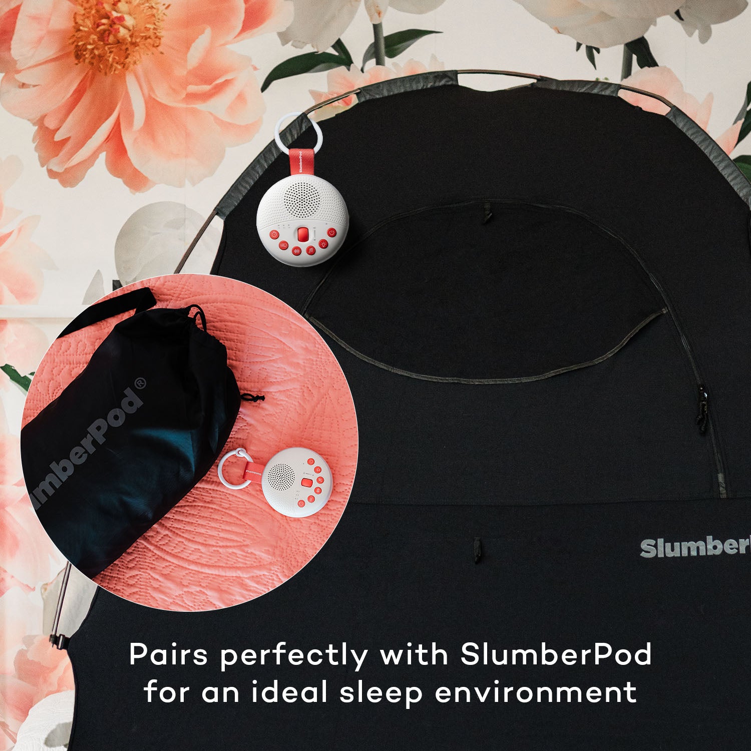 SlumberCalm Portable Sound & White Noise Machine