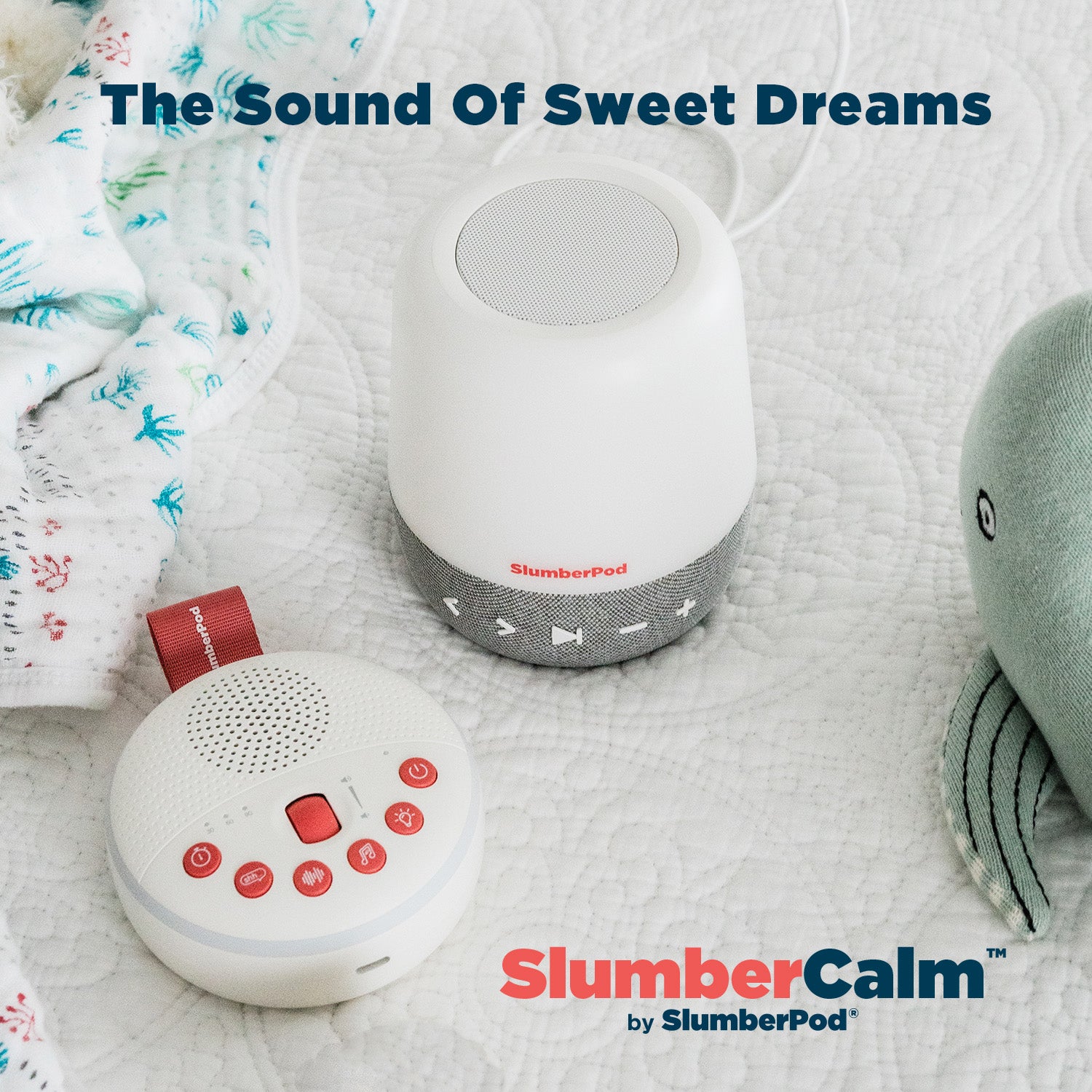 SlumberCalm 2-in-1 Sound Machine & Night Light